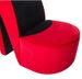 Fauteuil velours rouge Fashionly - Photo n°6