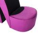 Fauteuil velours violet Fashionly - Photo n°6