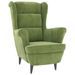 Fauteuil Vert clair Velours 2 - Photo n°2