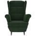 Fauteuil Vert foncé Velours - Photo n°2