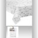 FEERIC LIGHTS & CHRISTMAS Nappe caneva etoile - 140 x 240 cm - Blanc - Photo n°1