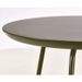 FELBOUR Table d'appoint style contemporain vert brillant avec pieds en métal - L 50 x l 50 cm - Photo n°5
