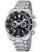 Festina f16564_4 Gent Chrono. Date Black Dial S/s Bracelet Wr 10 Atm 45mm - Photo n°1
