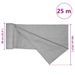 Filet brise-vue gris clair 1,8x25 m PEHD 75 g/m² - Photo n°8