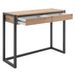 Finori Table console Denver 44 Chêne artisanal et gris anthracite - Photo n°4