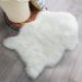 FLOKATI DELUXE Tapis de salon ou chambre - Peau de mouton synthétique - 60 x 90 cm - Blanc acrylique - Photo n°3