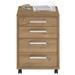 FMD Armoire à tiroirs mobile 48x49,5x65,5 cm chêne - Photo n°3