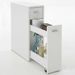 FMD Armoire avec 2 tiroirs 20x45x61 cm Blanc - Photo n°2