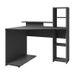 GAMING Bureau d'angle réversible - Décor gris et noir - L 112 x P 90 x H 121 cm - Photo n°1