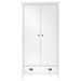 Garde-robe à 2 portes Hill Range Blanc 89x50x170 cm Pin solide - Photo n°4