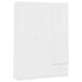 Garde-robe à 3 portes Blanc 120x50x180 cm - Photo n°1