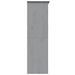 Garde-robe BODO gris 146x53,5x173 cm bois massif de pin - Photo n°5