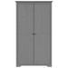 Garde-robe BODO gris 99x53,5x173 cm bois massif de pin - Photo n°3