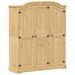 Garde-robe Corona 151,5x52x186 cm bois de pin massif - Photo n°1