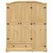 Garde-robe Corona 151,5x52x186 cm bois de pin massif - Photo n°4