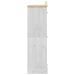 Garde-robe Corona blanc 102x52x186 cm bois de pin massif - Photo n°5