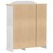 Garde-robe Corona blanc 151,5x52x186 cm bois de pin massif - Photo n°6