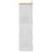 Garde-robe Corona blanc 151,5x52x186 cm bois de pin massif - Photo n°5