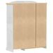 Garde-robe Corona blanc 151,5x52x186 cm bois de pin massif - Photo n°6