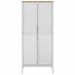 Garde-robe FLORO blanc 77x53x171 cm bois massif de pin - Photo n°5