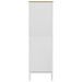 Garde-robe FLORO blanc 77x53x171 cm bois massif de pin - Photo n°6