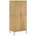 Garde-robe FLORO cire marron 77x53x171 cm bois massif de pin - Photo n°1