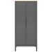 Garde-robe FLORO gris 77x53x171 cm bois massif de pin - Photo n°5