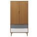 Garde-robe MOLDE Marron 90x55x175 cm Bois massif de pin - Photo n°4