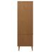 Garde-robe MOLDE Marron 90x55x175 cm Bois massif de pin - Photo n°6