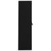Garde-robe Noir 80x50x180 cm Acier - Photo n°4