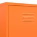 Garde-robe Orange 90x50x180 cm Acier - Photo n°8