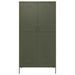 Garde-robe Vert olive 90x50x180 cm Acier - Photo n°3