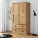 Garde-robe VIGO 90x55x176 cm bois massif de pin - Photo n°2