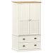 Garde-robe VIGO blanc 90x55x176 cm bois massif de pin - Photo n°1