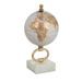 Globe marbre blanc et métal doré Narsh D 10 cm - Photo n°1