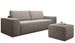 Grand canapé convertible en tissu WILACE - Confort moderne et élégant - Photo n°1