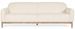 Grand canapé tissu doux naturel bouclé Kindel 232 cm - Photo n°2