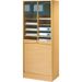 Grand classeur à rideau OFFICE 172 cm – Armoire de bureau double colonne grande capacité - Photo n°1