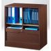 Grand classeur à rideau OFFICE 76 cm – Armoire de bureau large compacte avec dossiers suspendus - Photo n°1