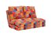 Grand fauteuil convertible 2 places multipositions patchwork Talya 120 cm - Photo n°5