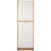 Grand meuble colonne de cuisine micro onde bois clair et blanc Nantes - Photo n°2