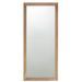 Grand miroir mural en bois massif clair MAZARI - L 80 x H 180 cm - Photo n°1