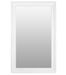 Grand miroir blanc en bois d’eucalyptus DIKA - L 110 x H 180 cm - Photo n°1