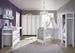 Grande chambre complète pin gris et blanc Milano - Photo n°1