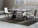 Grande table à rallonges bois gris ciment et pieds acier gris foncé 8 à 20 places L 180 à 440 cm Klaro - Photo n°2