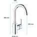 GROHE - Mitigeur monocommande Lavabo /Taille L - Photo n°3