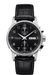 Hamilton Jazzmaster Maestro Auto Chrono Ss Black Dial - Black Leather Strap H32576735 - Photo n°1