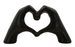 Hands lover noir cm 25x7,5x13,5 - Photo n°1
