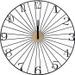 HOME DECO FACTORY Horloge filaire - Fer - 50 cm M6 - Photo n°1