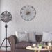 HOME DECO FACTORY Horloge filaire - Fer - 50 cm M6 - Photo n°3